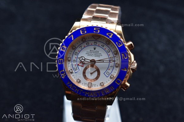 YachtMaster II 116685 RG Blue Ceramic GMF 1:1 Best...