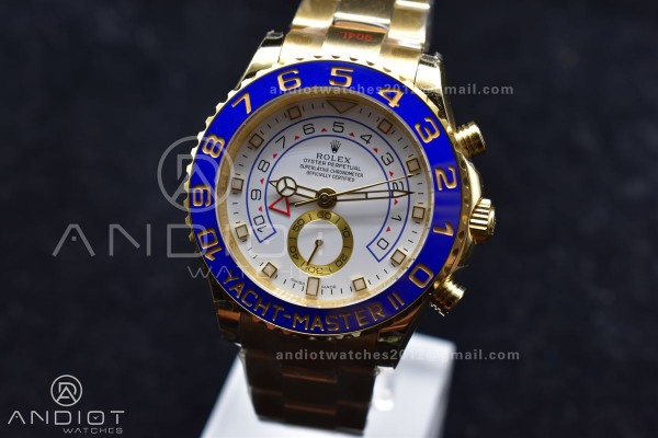 YachtMaster II 116688 YG KF 1:1 Best Edition White...