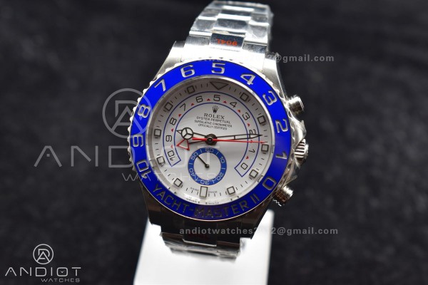 YachtMaster II 116689 SS GMF 1:1 Best Edition Blue...