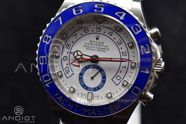 YachtMaster II 116689 SS GMF 1:1 Best Edition Blue...