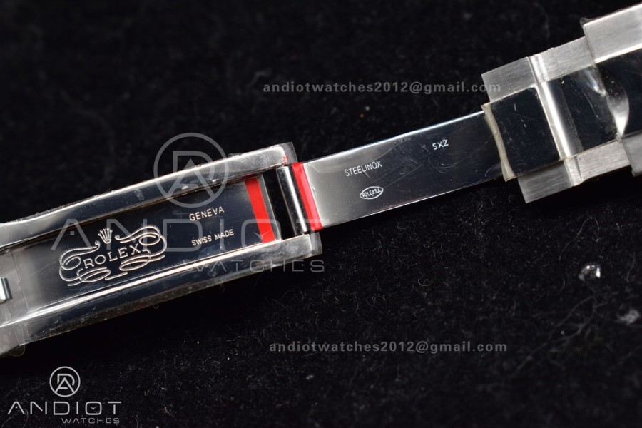 YachtMaster II 116689 SS GMF 1:1 Best Edition Blue Ceramic Bezel White Dial on SS Bracelet A7750