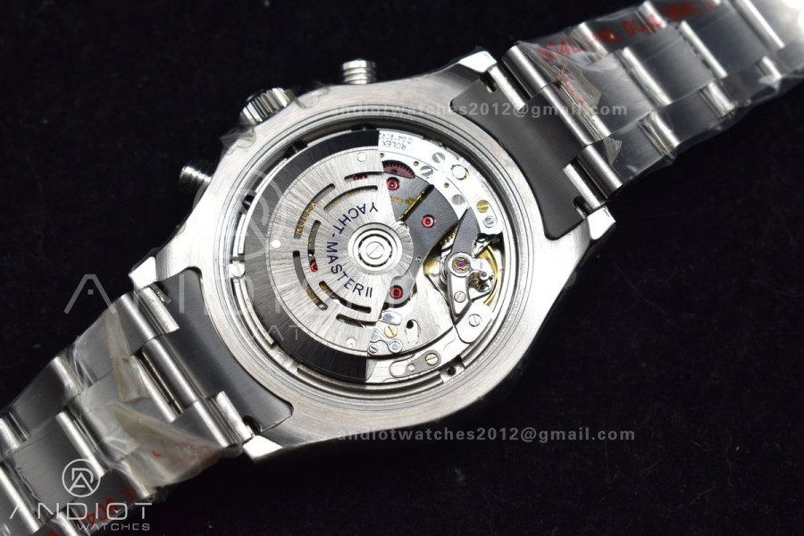 YachtMaster II 116689 SS GMF 1:1 Best Edition Blue Ceramic Bezel White Dial on SS Bracelet A7750