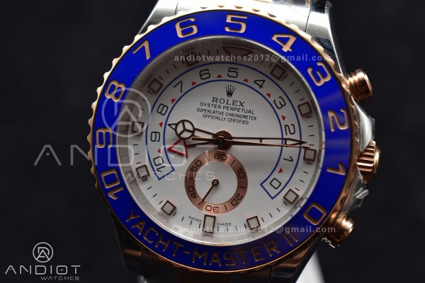 YachtMaster II 116681 SS/RG KF 1:1 Best Edition Wh...