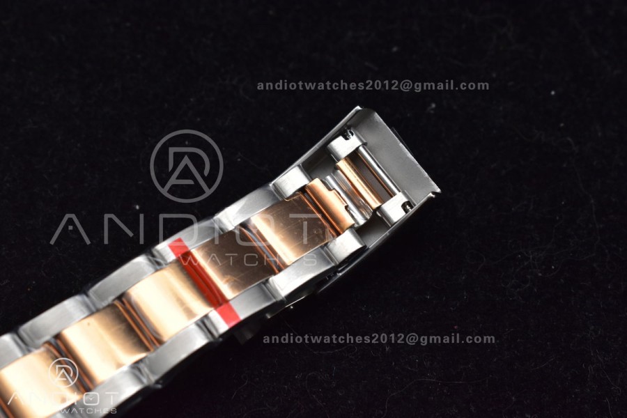 YachtMaster II 116681 SS/RG KF 1:1 Best Edition White Dial on SS/RG Bracelet A7750