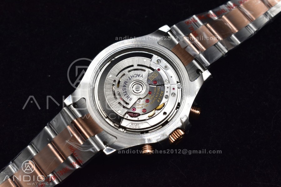 YachtMaster II 116681 SS/RG KF 1:1 Best Edition White Dial on SS/RG Bracelet A7750