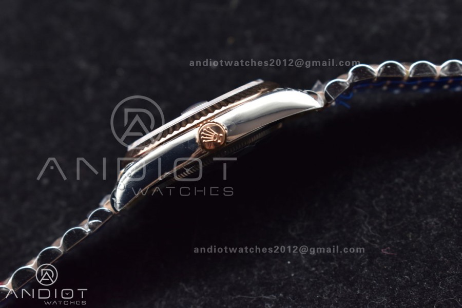 DateJust 36 SS/RG 126231 VSF 1:1 Best Edition 904L Steel RG Dial on Jubilee Bracelet VS3235
