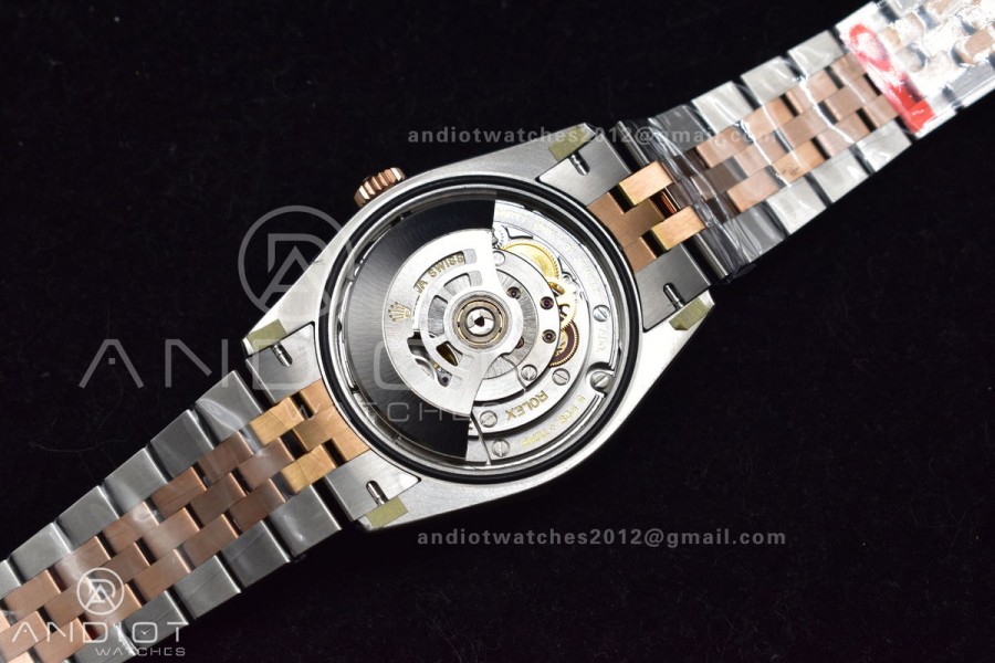 DateJust 36 SS/RG 126231 VSF 1:1 Best Edition 904L Steel RG Dial on Jubilee Bracelet VS3235