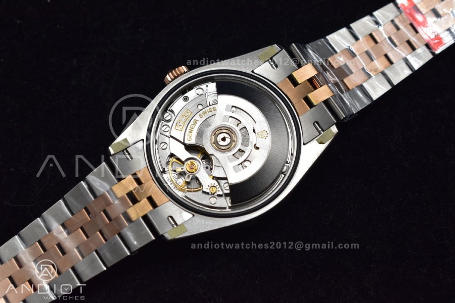 DateJust 36 SS/RG 126231 VSF 1:1 Best Edition 904L Steel RG Dial on Jubilee Bracelet VS3235
