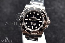 Submariner 114060 No Date Black Ceramic 904L Steel VSF 1:1 Best Edition VS3130