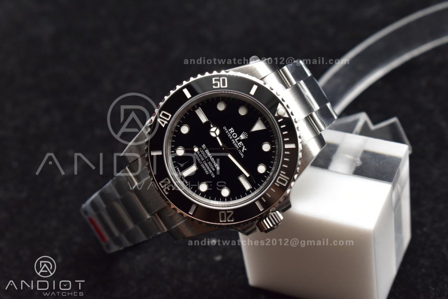 Submariner 114060 No Date Black Ceramic 904L Steel VSF 1:1 Best Edition VS3130