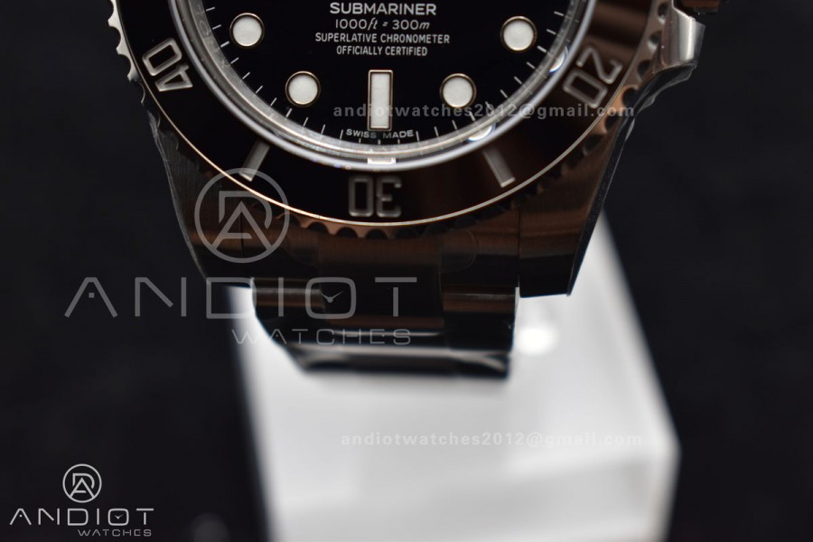 Submariner 114060 No Date Black Ceramic 904L Steel VSF 1:1 Best Edition VS3130
