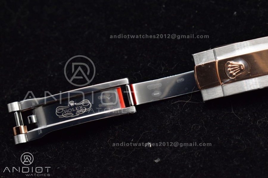 DateJust 41 126331 VSF 1:1 Best Edition 904L Steel Grey Dial On SS/RG Jubilee Bracelet VS3235