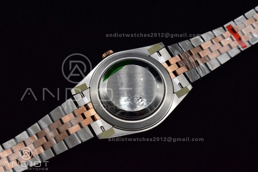 DateJust 41 126331 VSF 1:1 Best Edition 904L Steel Grey Dial On SS/RG Jubilee Bracelet VS3235