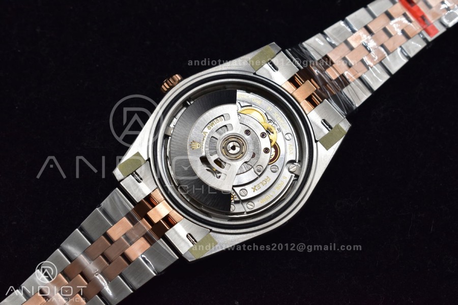 DateJust 41 126331 VSF 1:1 Best Edition 904L Steel Grey Dial On SS/RG Jubilee Bracelet VS3235