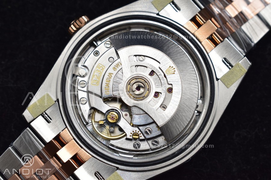 DateJust 41 126331 VSF 1:1 Best Edition 904L Steel Grey Dial On SS/RG Jubilee Bracelet VS3235