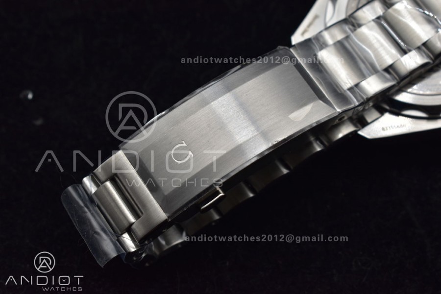 Seamaster 6000M Ultra Deep SS VSF 1:1 Best Edition Brown Dial Orange Bezel on SS Bracelet A8912 Super Clone