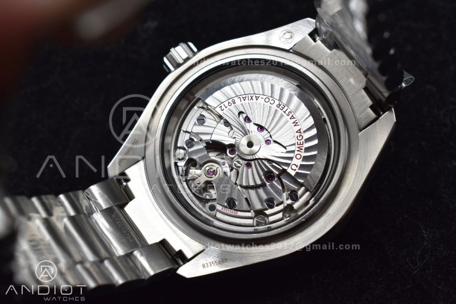 Seamaster 6000M Ultra Deep SS VSF 1:1 Best Edition Brown Dial Orange Bezel on SS Bracelet A8912 Super Clone