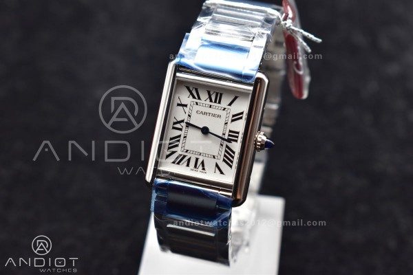Tank Solo 27.5mm K11F SS White Dial On SS Bracelet...