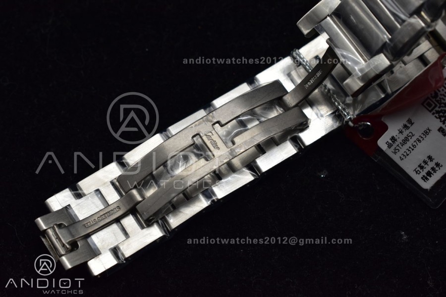 Tank Solo 27.5mm K11F SS White Dial On SS Bracelet Ronda Quartz