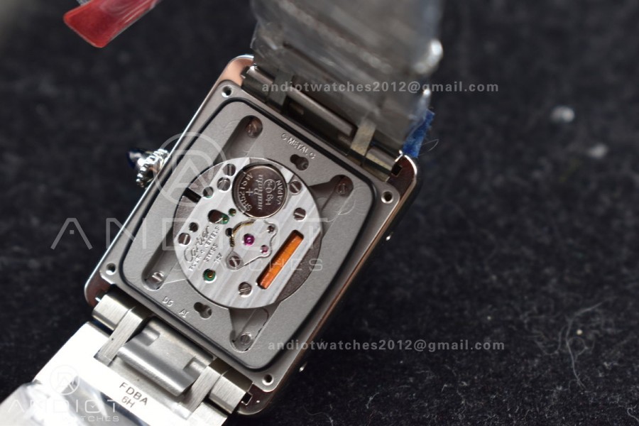 Tank Solo 27.5mm K11F SS White Dial On SS Bracelet Ronda Quartz