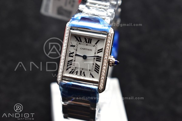 Tank Solo 20.3mm K11F SS White Dial With Diamond B...