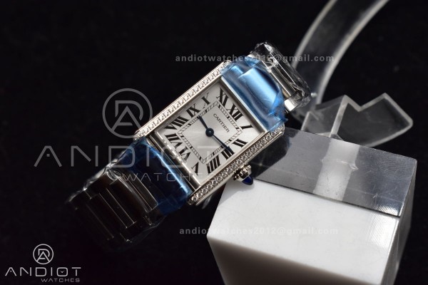 Tank Solo 20.3mm K11F SS White Dial With Diamond B...