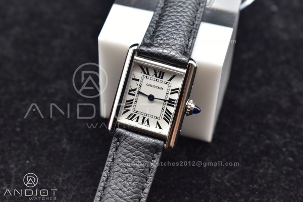 Tank Solo 22mm K11F SS White Dial on Black Leather...