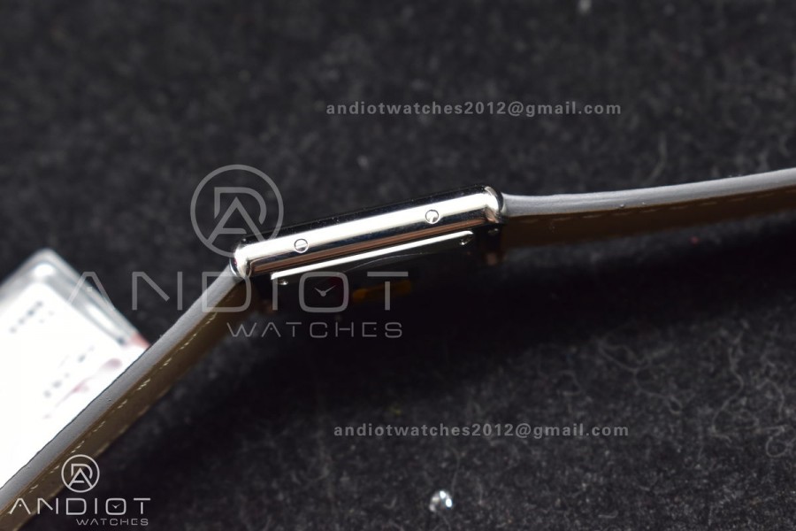 Tank Solo 22mm K11F SS White Dial on Black Leather Strap Ronda Quartz