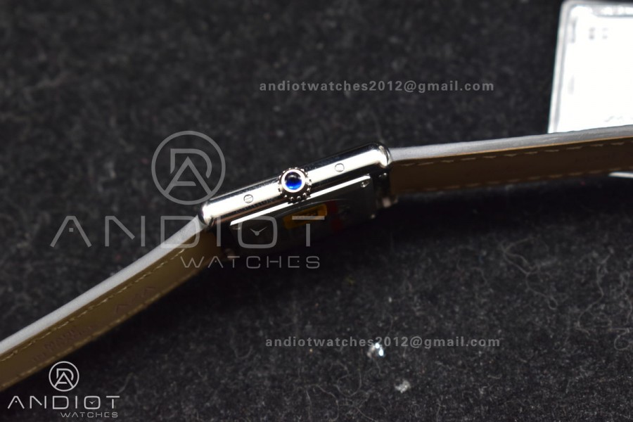 Tank Solo 22mm K11F SS White Dial on Black Leather Strap Ronda Quartz