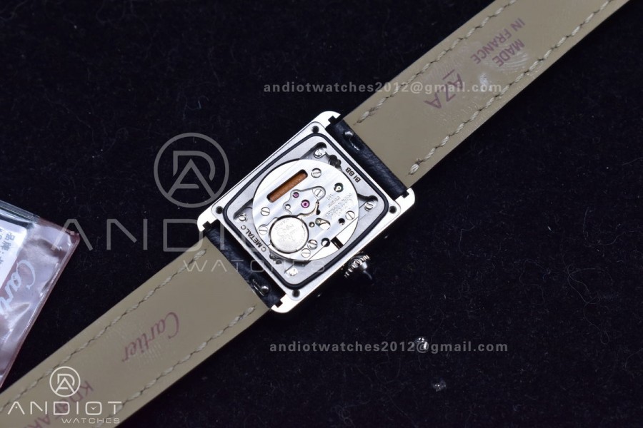 Tank Solo 22mm K11F SS White Dial on Black Leather Strap Ronda Quartz