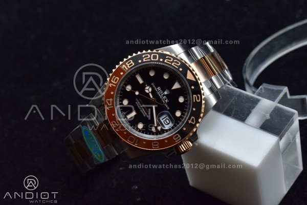 GMT-Master II 126711 CHNR Black/Brown Ceramic Clea...
