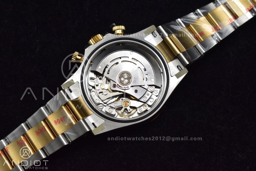Daytona 116503 Clean 1:1 Best Edition White Mother Of Pearl Diamond Dial on SS/YG Bracelet SA4130 V2 