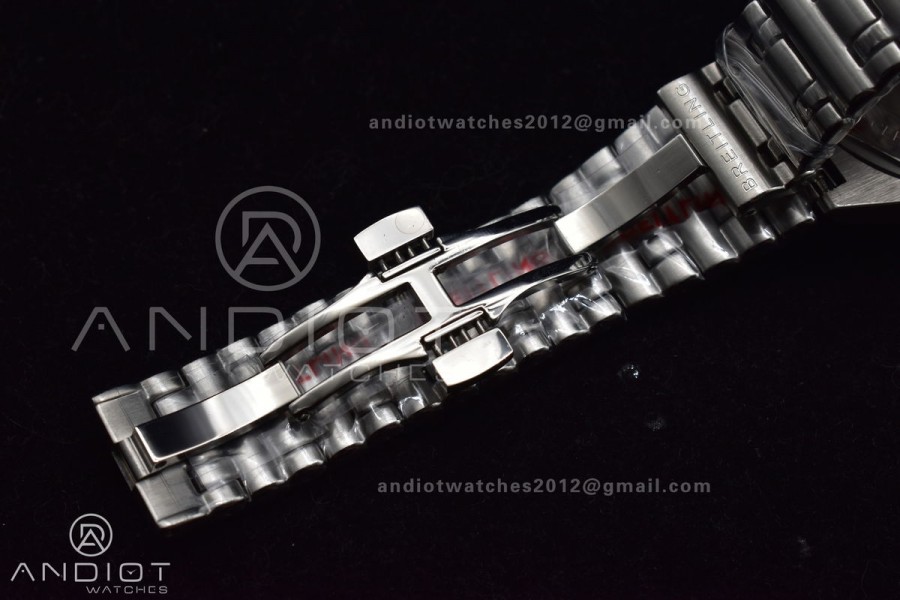 Breitling BLS Factory Chronomat Automatic 1:1 Best Edition GMT 40mm Green Dial On SS Bracelet A2836