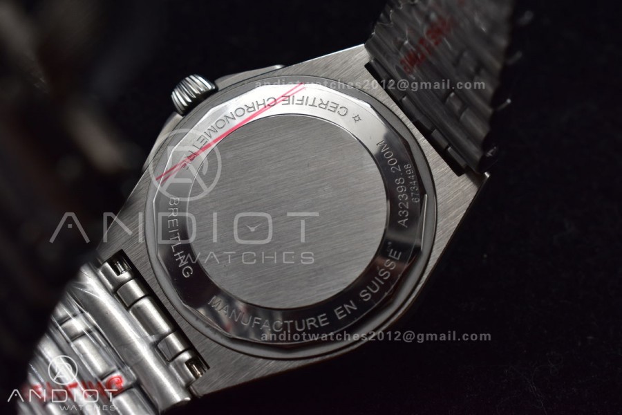 Breitling BLS Factory Chronomat Automatic 1:1 Best Edition GMT 40mm Green Dial On SS Bracelet A2836