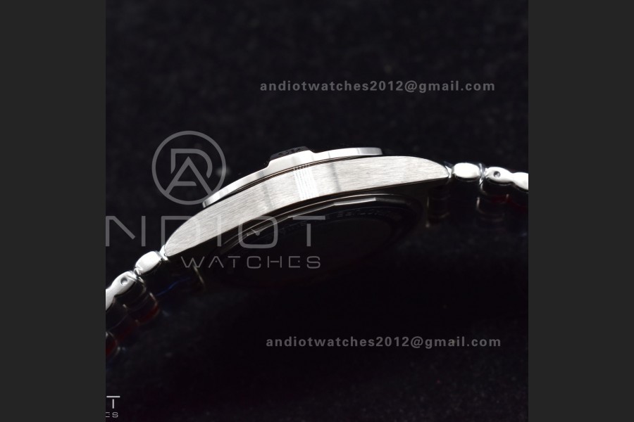 Breitling BLS Factory Chronomat Automatic 1:1 Best Edition GMT 40mm Blue Dial with Inner Yellow Rim On SS Bracelet A2836