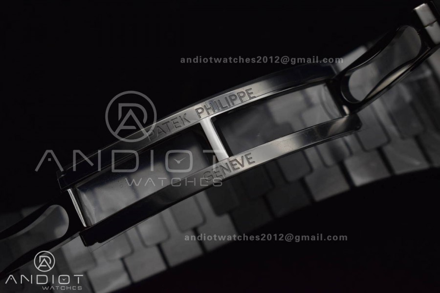 Nautilus 5711/1A 3KF 1:1 Best Edition Blue Textured Dial on SS Bracelet A324 Super Clone V2