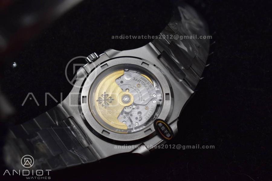 Nautilus 5711/1A 3KF 1:1 Best Edition Blue Textured Dial on SS Bracelet A324 Super Clone V2