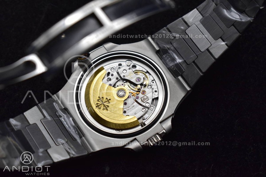 Nautilus 5711/1A 3KF 1:1 Best Edition Blue Textured Dial on SS Bracelet A324 Super Clone V2