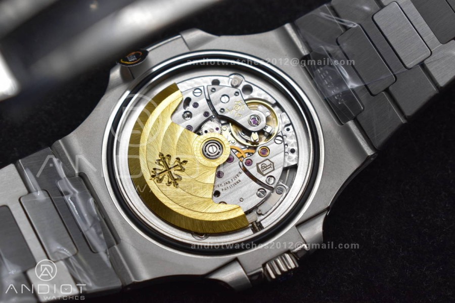 Nautilus 5711/1A 3KF 1:1 Best Edition Blue Textured Dial on SS Bracelet A324 Super Clone V2