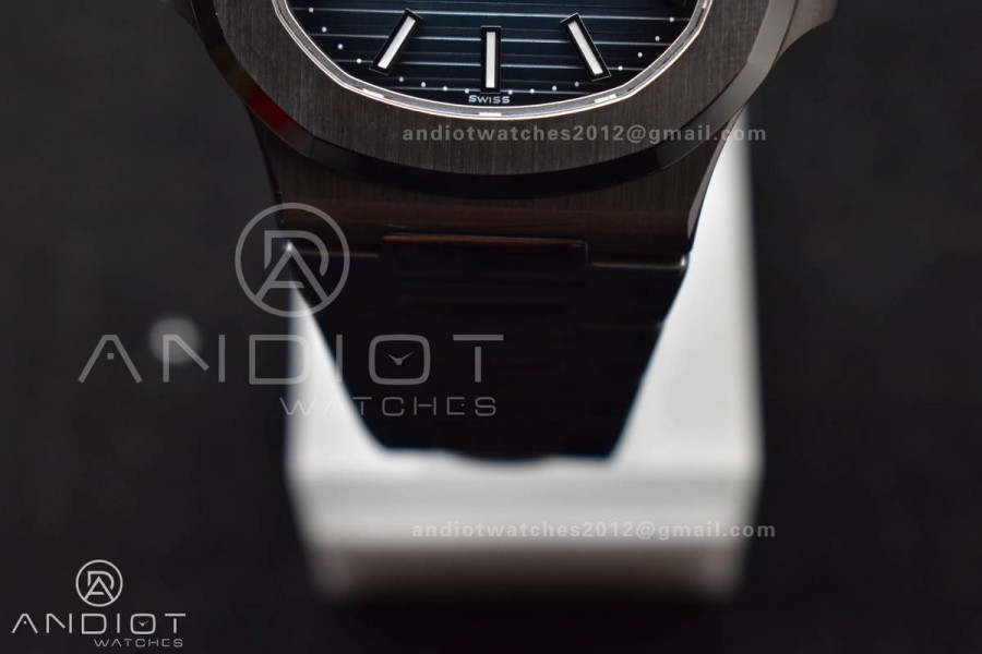 Nautilus 5711/1A 3KF 1:1 Best Edition Blue Textured Dial on SS Bracelet A324 Super Clone V2