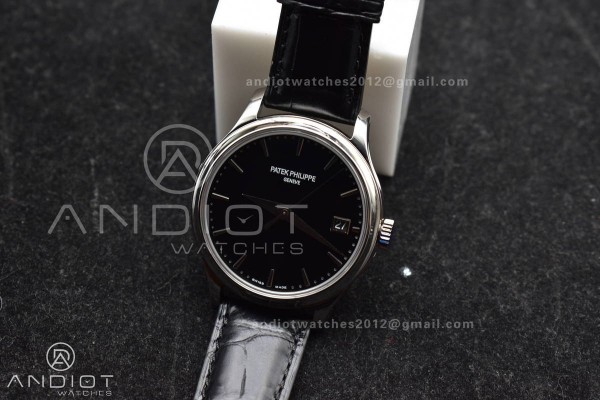 Calatrava 5227 SS 3KF 1:1 Best Edition Black Dial ...