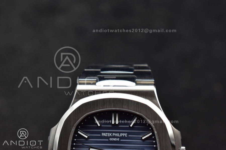 Nautilus 5811/1A 3KF 1:1 Best Edition Blue Textured Dial on SS Bracelet A330 Super Clone