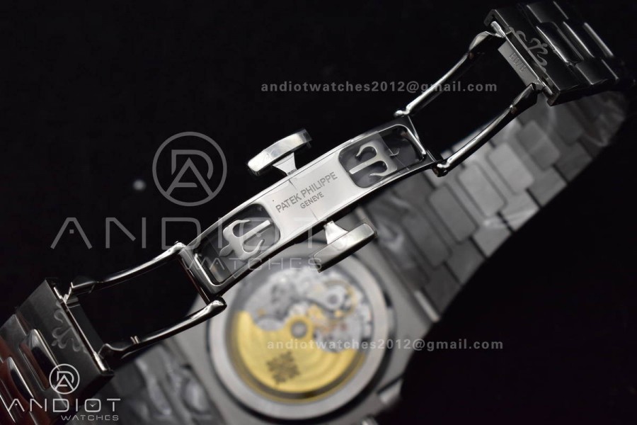 Nautilus 5811/1A 3KF 1:1 Best Edition Blue Textured Dial on SS Bracelet A330 Super Clone