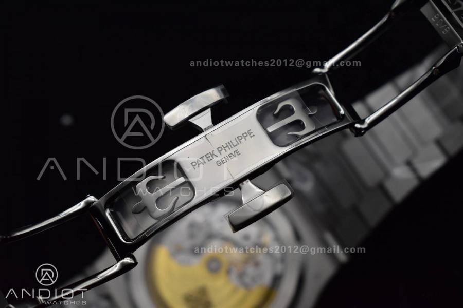 Nautilus 5811/1A 3KF 1:1 Best Edition Blue Textured Dial on SS Bracelet A330 Super Clone