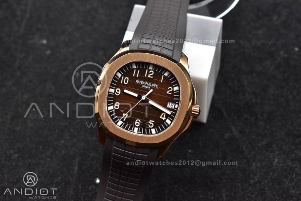 Aquanaut 5167R RG 3KF Best Edition Brown Dial on B...