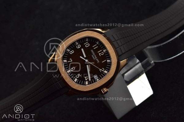Aquanaut 5167R RG 3KF Best Edition Brown Dial on B...