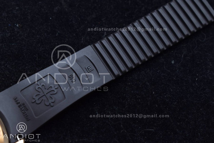 Aquanaut 5167R RG 3KF Best Edition Brown Dial on Brown Rubber Strap A330 Super Clone V3