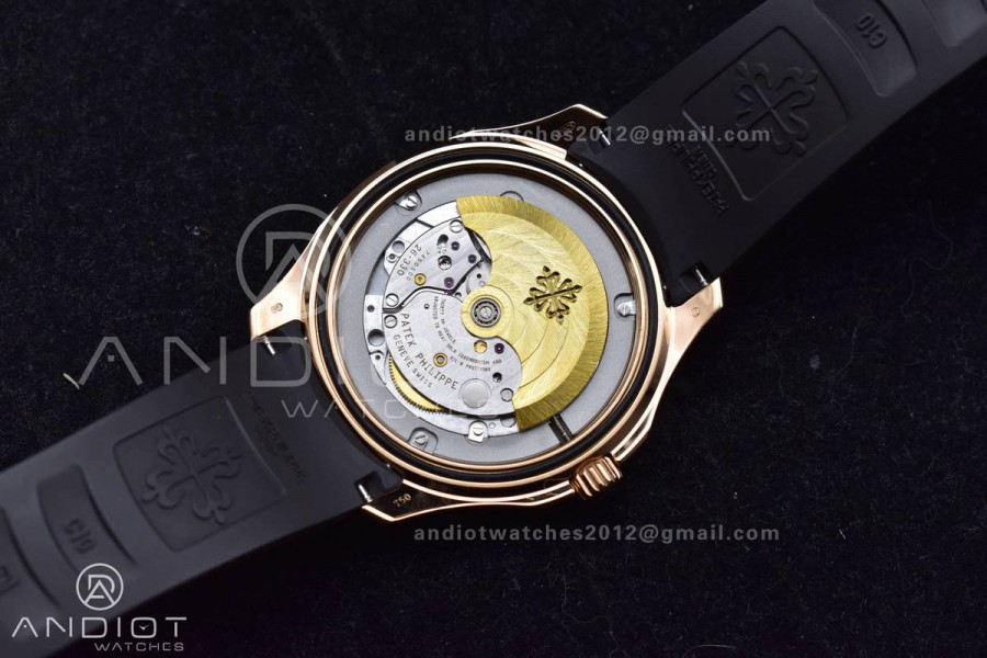Aquanaut 5167R RG 3KF Best Edition Brown Dial on Brown Rubber Strap A330 Super Clone V3