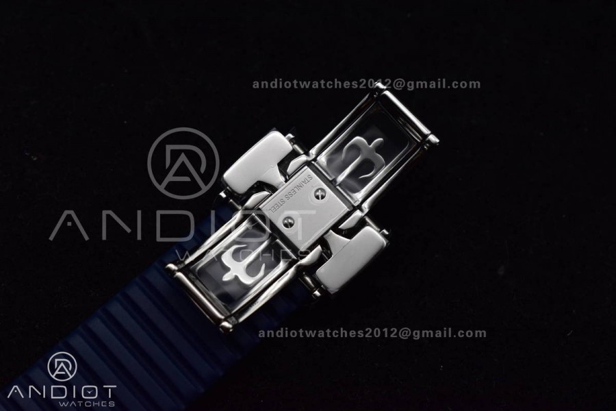 Aquanaut 5167G 42mm SS 3KF 1:1 Best Edition Blue Dial on Blue Rubber Strap A330 Super Clone V3