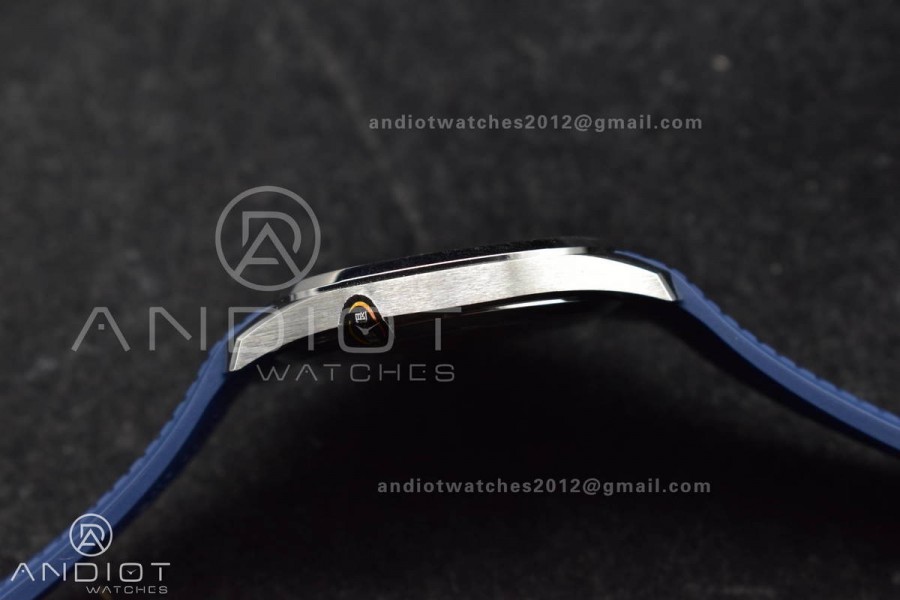Aquanaut 5167G 42mm SS 3KF 1:1 Best Edition Blue Dial on Blue Rubber Strap A330 Super Clone V3